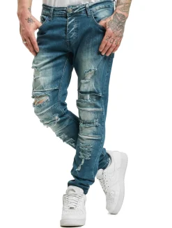 Jeans & Hosen*2Y Premium Elkin Slim Fit Jeans blau