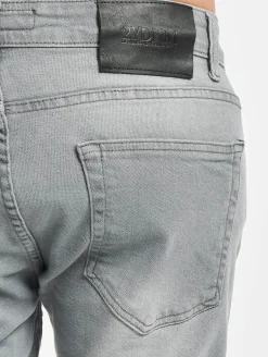 Jeans & Hosen*2Y Premium Emil Carrot Slim Fit Jeans grau