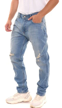 Jeans & Hosen*2Y Premium Herren Jeans stylische Denim-Hose verschiedene Modelle Blau