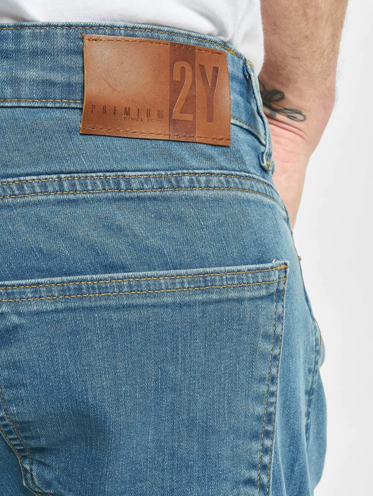 Jeans & Hosen*2Y Premium Lakewood Slim Fit Jeans blau