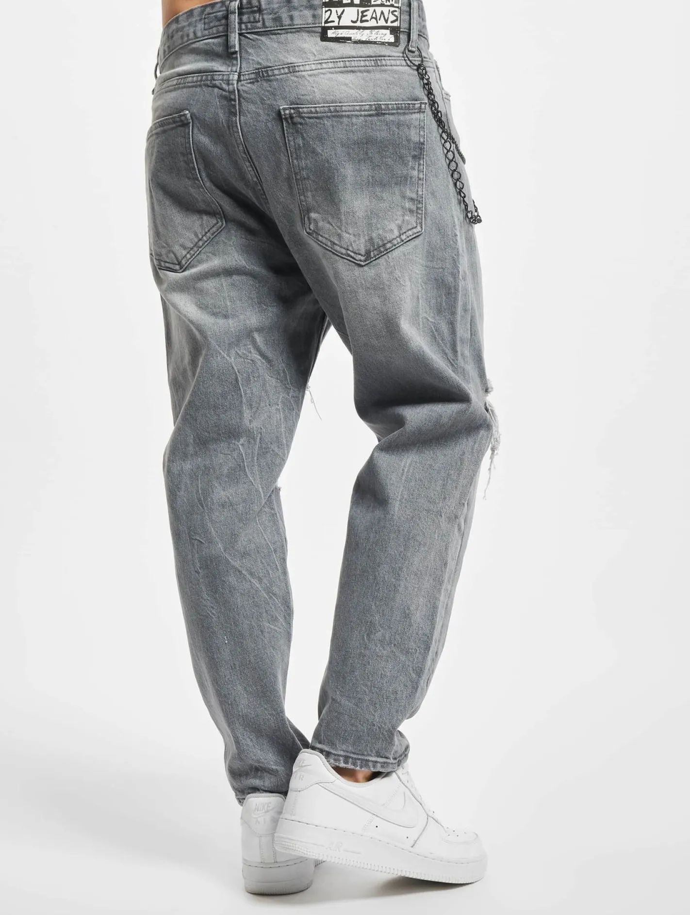 Jeans & Hosen*2Y Premium Quinn Karottenjeans Blau