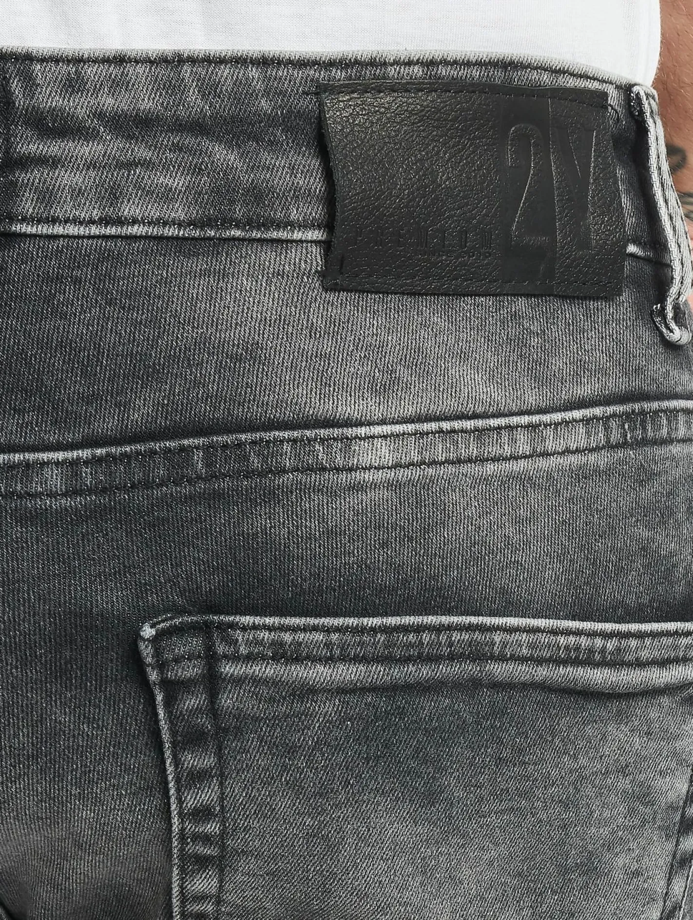 Jeans & Hosen*2Y Premium Riccardo Skinny Fit Jeans grau