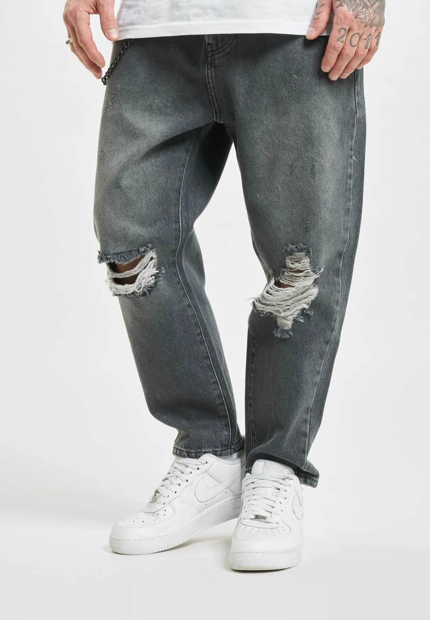 Jeans & Hosen*2Y Premium Slim Fit Jeans grau1