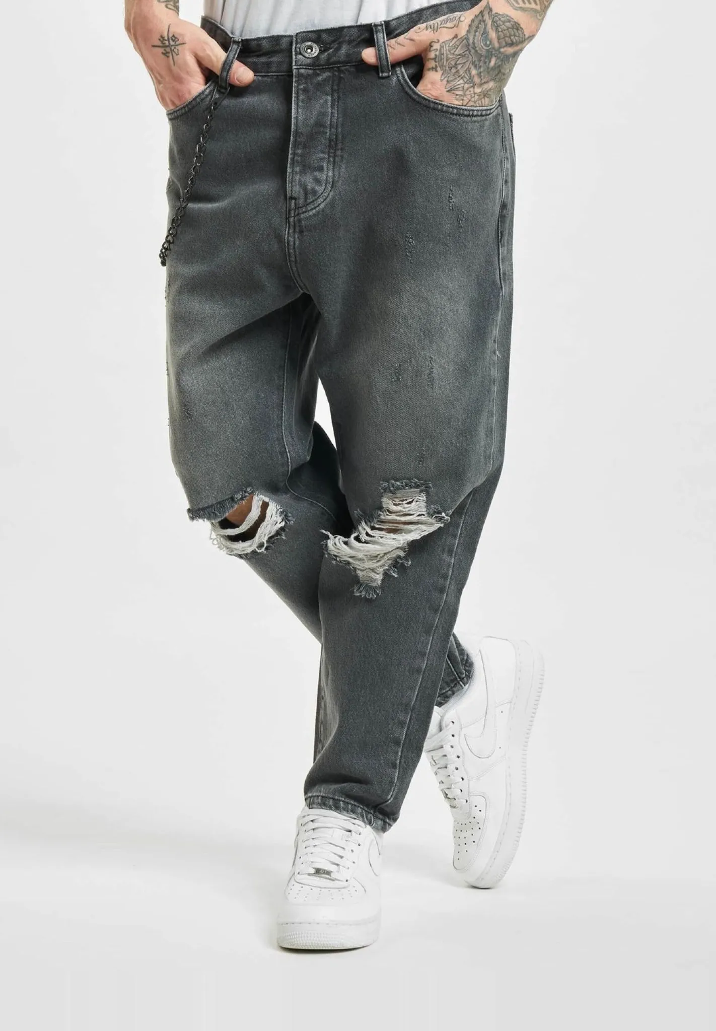 Jeans & Hosen*2Y Premium Slim Fit Jeans grau1