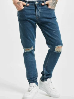 Jeans & Hosen*2Y Premium Straight Fit Jeans blau