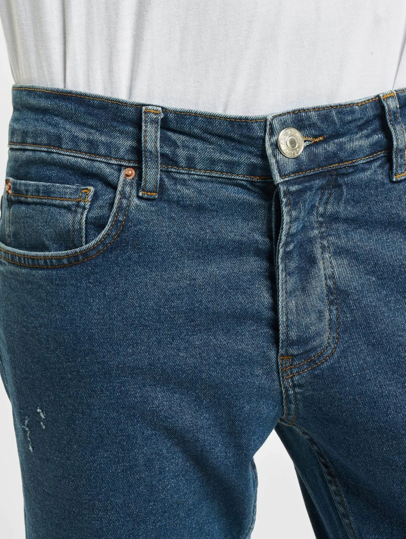 Jeans & Hosen*2Y Premium Straight Fit Jeans blau