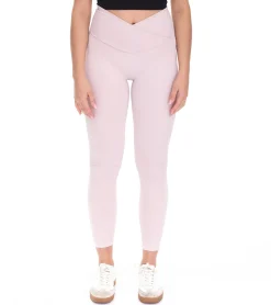 Sportunterbekleidung|Fitnessmode & Jogginghosen*YOU DO YOU Damen Leggings modische Fitness-Hose Workout-Hose Sport-Tights High Waist Yoga-Mode 904991 Rosa