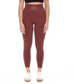 Sportunterbekleidung|Fitnessmode & Jogginghosen*YOU DO YOU Damen Leggings modische Fitness-Hose mit Scrunch-Effekt Workout-Hose 905001 Mahagoni-Braun