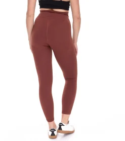 Sportunterbekleidung|Fitnessmode & Jogginghosen*YOU DO YOU Damen Leggings modische Fitness-Hose mit Scrunch-Effekt Workout-Hose 905001 Mahagoni-Braun