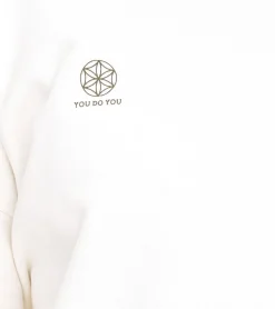 Sweater & Pullover*YOU DO YOU Damen Pullover mit Rücken-Print Baumwoll-Sweater Langarm-Shirt Yoga-Mode 905071 Weiß