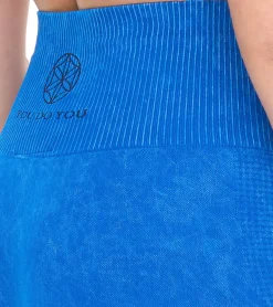 Sportunterbekleidung|Radsport*YOU DO YOU Damen Radhose Trainingshose stylische kurze Sport-Hose Yoga-Mode 904961 Blau