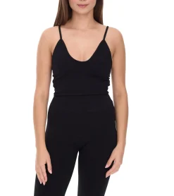 Unterwäsche|Sportoberbekleidung*YOU DO YOU Damen Sport-BH Sport-Bustier nahtloses Sport-Oberteil Yoga-BH 904951 Schwarz