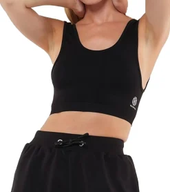 Unterwäsche|Sportoberbekleidung*YOU DO YOU Damen Sport-BH Sport-Bustier nahtloses Sport-Oberteil Yoga-BH 904911 Schwarz