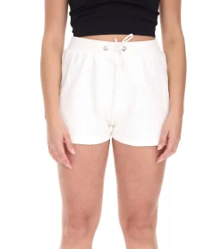 Shorts & Bermudas|Fitnessmode & Jogginghosen*YOU DO YOU Damen Sport-Shorts Sweatpants kurze Baumwoll-Hose Fitness-Shorts Yoga-Mode 905091 Weiß