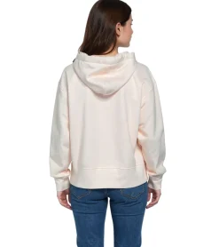 Sweater & Pullover|Mäntel & Jacken*ZEGY Damen Sweat-Jacke mit Kapuze Baumwoll-Sweater Zip Hoodie 1083 Rosa