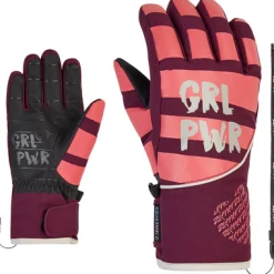 Handschuhe & Schals*ziener Kinder Fingerhandschuhe Liwa Handschuhe Rot