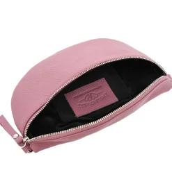 Sportausrüstung|Rucksäcke & Taschen*ZWILLINGSHERZ Classy Echtleder Damen Umhängetasche Cross Body Bag mit abnehmbaren Schultergurt Bauchtasche modische Ausgeh-Tasche 1416C-1 Altrosa