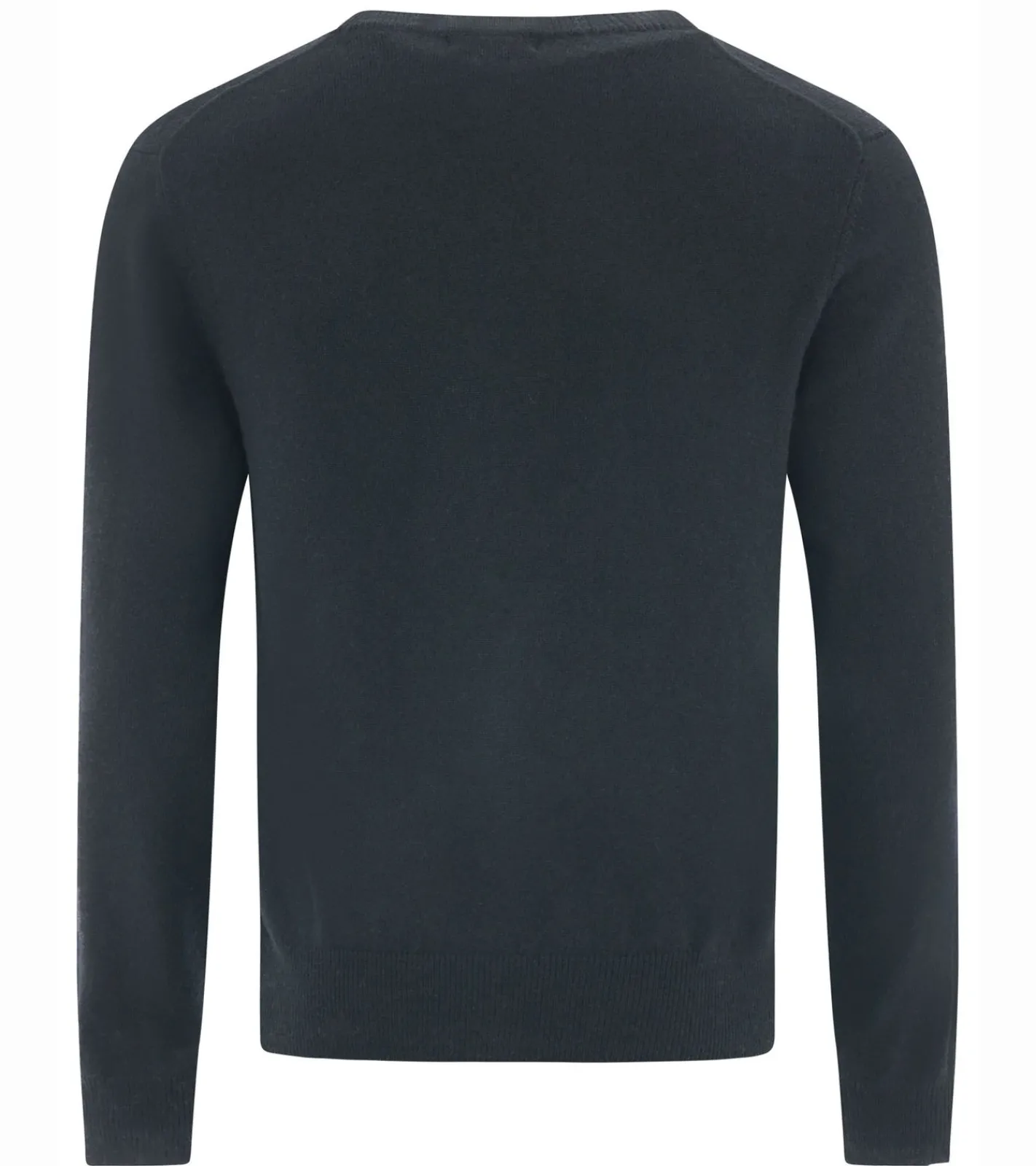 Pullover & Sweater*ZWILLINGSHERZ Herren 100% Kaschmir-Pullover Pullover mit V-Ausschnitt Langarm-Shirt Schwarz