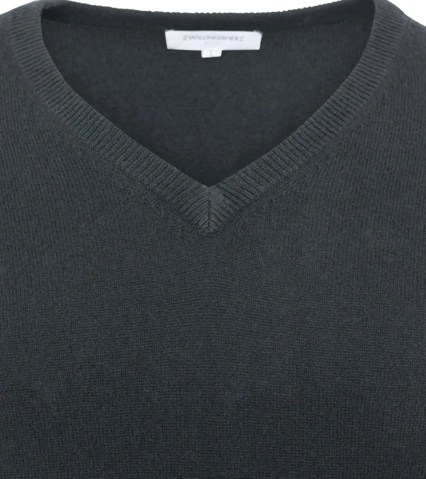 Pullover & Sweater*ZWILLINGSHERZ Herren 100% Kaschmir-Pullover Pullover mit V-Ausschnitt Langarm-Shirt Schwarz