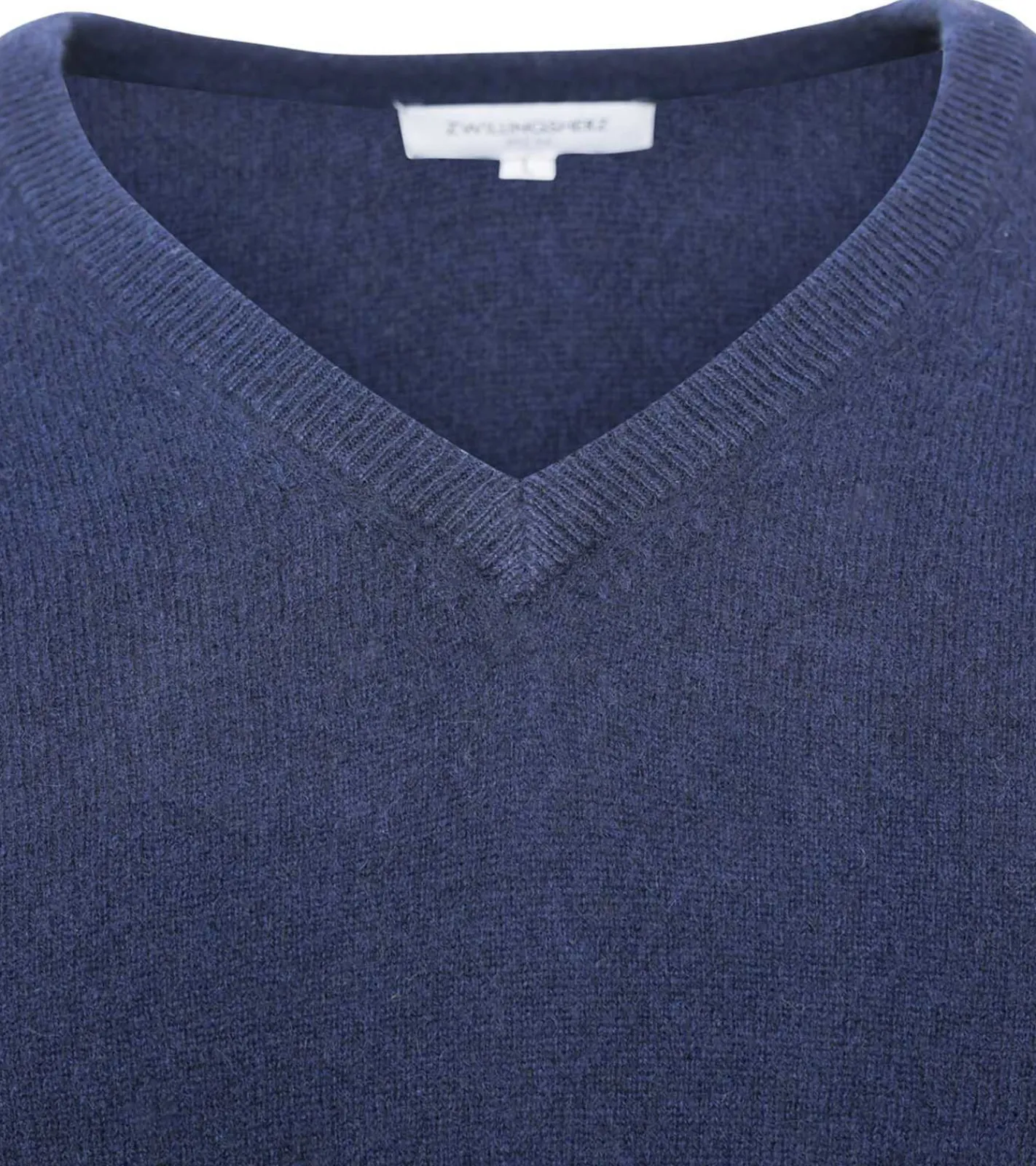 Pullover & Sweater*ZWILLINGSHERZ Herren 100% Kaschmir-Pullover Pullover mit V-Ausschnitt Langarm-Shirt Navy