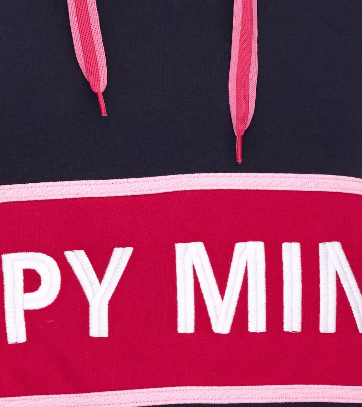 Sweater & Pullover*ZWILLINGSHERZ Hoodie Damen Kapuzen-Pullover mit Statement Print Baumwoll-Sweater Dunkelblau oder Beige Beate